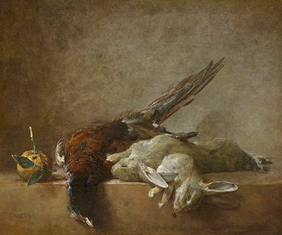 Still Life with Game Jean-Baptiste-Simeon Chardin